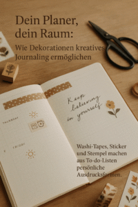 Wie Dekorationen deinen Planer in ein kreatives Werkzeug verwandeln Wie Dekorationen deinen Planer in ein kreatives Werkzeug verwandeln