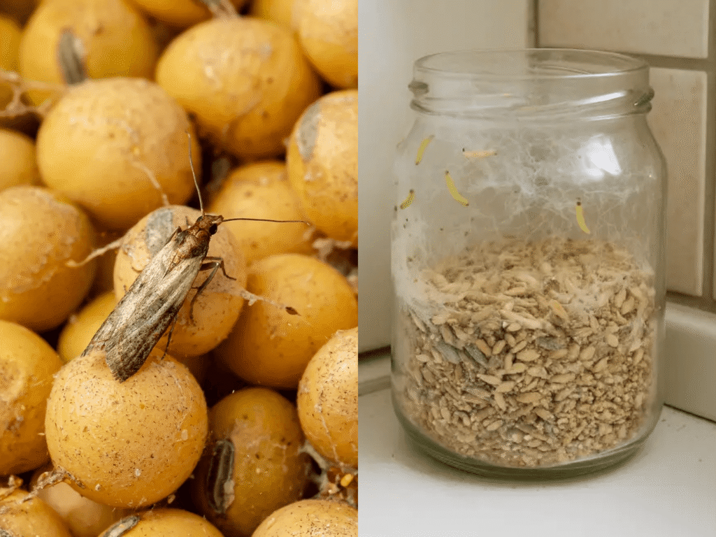 Ein Lebensmittelmottennest finden – schnell identifizieren und sicher entfernen! lebensmittelmotten nest finden
